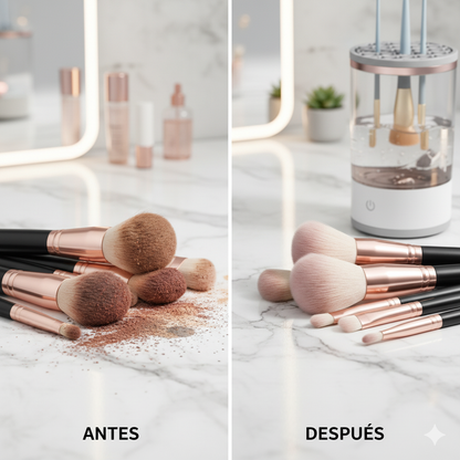 GiroClean™ – Limpieza profesional de tus brochas en segundos